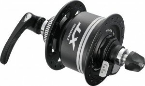 VR-Nabendynamo Shimano XT DH-T785 100mm, 36 Loch, Centerl,3 W sw SNSP