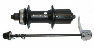HR-Nabe Shimano Alivio FH-M 435 135mm 32 Loch, schwarz, 9-fach,Centerlock,SNSP