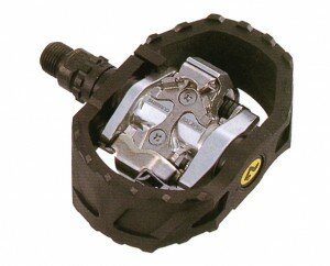 SPD Pedal Shimano PDM424 schwarz/silber, 9/16", ohne Reflektor   