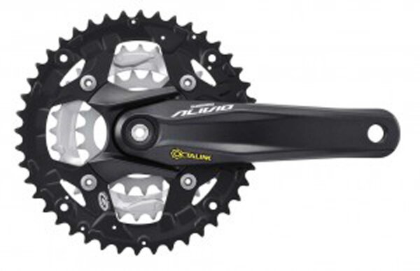 KRG Shimano Alivio 22/32/44 Zähne 170mm FC-M430 schwarz,mit KSS,Octalink,9-fach