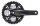 KRG Shimano Alivio 22/32/44 Zähne 170mm FC-M430 schwarz,mit KSS,Octalink,9-fach