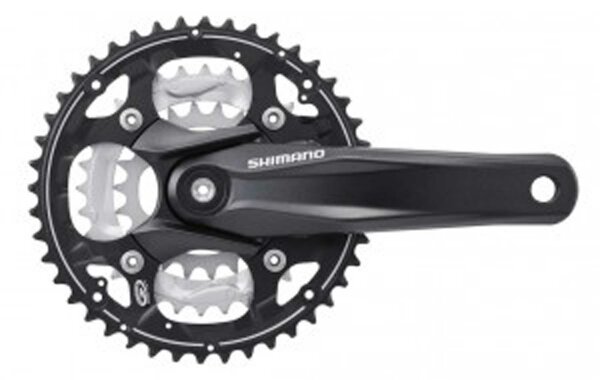 KRG Shimano Alivio 22/32/44 Zähne 170mm FC-M430 schwarz, mit KSS, 4-Kant