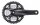 KRG Shimano Alivio 22/32/44 Zähne 170mm FC-M430 schwarz, mit KSS, 4-Kant
