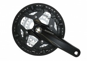 KRG Shimano Alivio 26/36/48 Zähne 170mm FC-M431 schwarz, mit KSS, 4-Kant, 9-fach