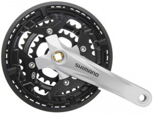 KRG Shimano Acera 22/32/44 Zähne 170mm FC-M391 silber, 4-Kant, mit KSS