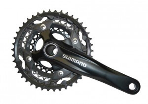 KRG Shimano M 552 24/32/42 Zähne 175mm FC-M 552 schwarz,o. KSS,m. intg. Innenl.