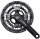 KRG Shimano Deore 26/36/48 Zähne 175mm FC-M 591 schwarz,m. KSS,m. intg. Innenl.