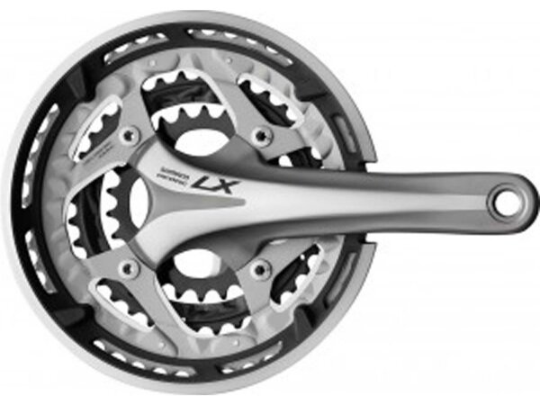 KRG Shimano Deore LX 24/32/44 Z. 175mm FC-T 671 silber, Hollowtech-II, m. Achse