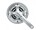 KRG Shimano Deore LX 26/36/48 Z. 170mm FC-T 661 silber, Hollowtech-II, m. Achse