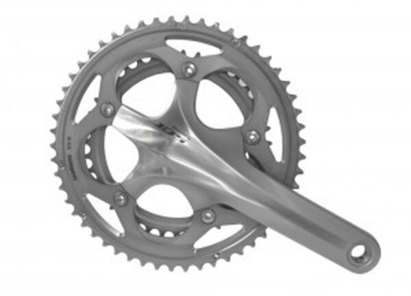 KRG Shimano 105 39/53 Zähne 172,5mm FC-5700 silber,Hollowtech II,m.Festachse