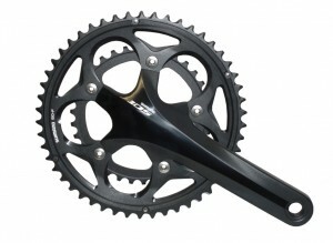 KRG Shimano 105 34/50 Zähne 172,5mm FC-5750 schwarz,HollowtechII,m.Festachse