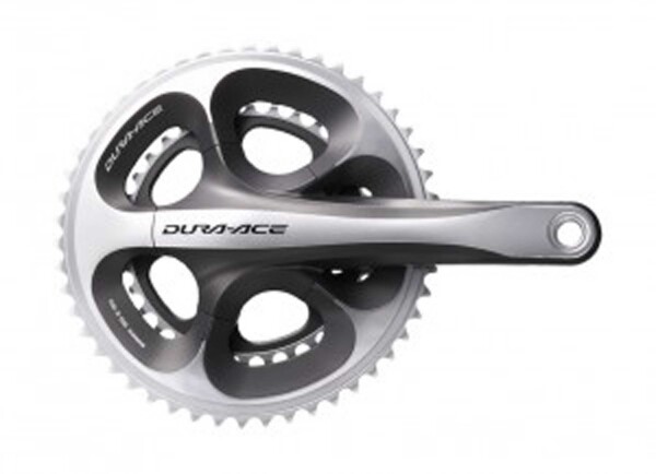 KRG Shimano Dura-Ace 34/50 Zähne 172,5mm FC-7950 silber,HollowtechII,m. Festachse