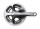 KRG Shimano Dura-Ace 34/50 Zähne 172,5mm FC-7950 silber,HollowtechII,m. Festachse