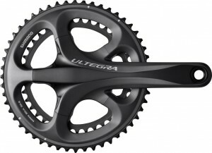 KRG Shimano Ultegra 39/53 Zähne 172,5mm FC-6700 Grey,Hollowtech II, m. Festachse