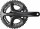 KRG Shimano Ultegra 39/53 Zähne 172,5mm FC-6700 Grey,Hollowtech II, m. Festachse