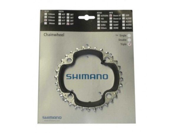 kettenblatt shimano 32 z. lk 4x104mm silber, für fcm770