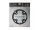 kettenblatt shimano 44 z. lk 4x104mm schwarz, für fcm770