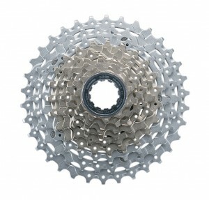 Zahnkranz-Kassette Shimano CSHG80 9-fach 11-13-15-17-20-23-26-30-34 Zähne