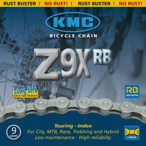 Schaltungskette KMC X-9-E für E-Bike 1/2" x 11/128", 136 Glieder,6,6mm,9-fach