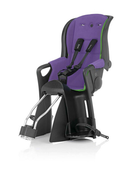 Kindersitz Römer Relax Lilly schwarz Wendebezug Velour lila o. grün