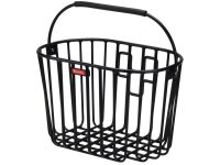 vorderradkorb klickfix alumino schwarz 40x25x26cm, 16ltr