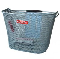 vorderradkorb klickfix silber 26x35x25cm,engmaschig, o,...