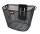 vorderradkorb klickfix schwarz 26x35x25cm,engmaschig, o, adapter,16 ltr