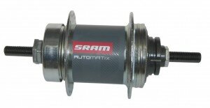 Freilaufnabe Sram 2-Gg.Automatix ShimRBN 2-Gg Auto. 36 Loch GW130mm ohne Schalter