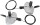 Rennschalthebel Set Double Tap Flat Bar 10-fach 00.7015.074.000 silber/schwarz