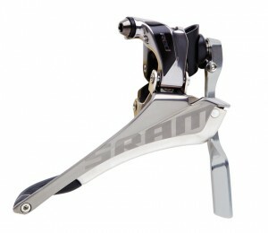 umwerfer vorne sram red yaw braze-on 00.7615.187.000 mit kettenabweiser