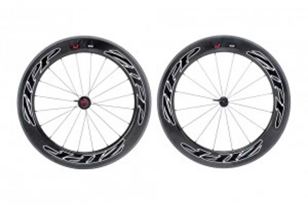H-Rad Zipp 808 Firecrest Tubular 10/11f. 700C Carbon schwarz/Dekor schwarz/Sram