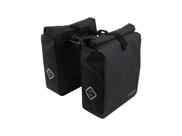 system doppelpacktasche atranvelo travel 37x33x42cm, schwarz, inkl. avs adapter