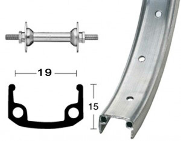 v-rad 18"355-19stahl.silb.starr 20l alu-kastenfelge silb./matt.zinkspeichen 