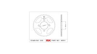 RK Kettenrad "8791" 630, Stahl, silber 41...