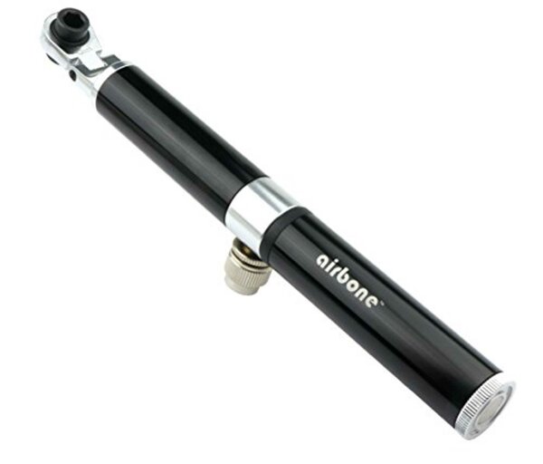 pumpe mit ratschenfunktion airbone 236mm, schwarz, 7 bar, av