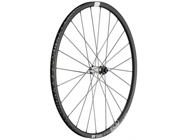 vr dt swiss pr 1600 spline db 23 alu, schwarz, center lock, 100/12mm ta