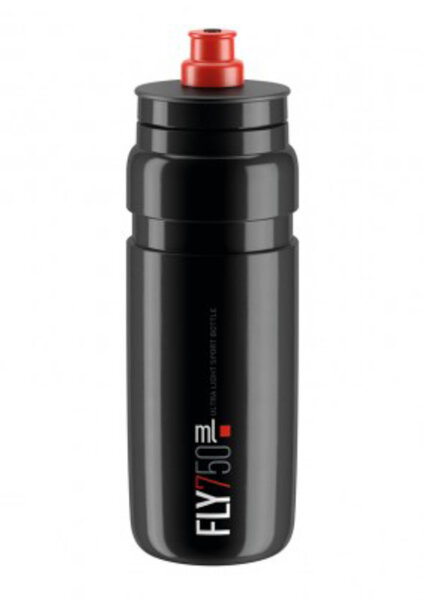 Trinkflasche Elite Fly 750ml, schwarz/rot