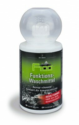 Funktions-Waschmittel F100 250ml, Kunststoff-Flasche mit Waschkugel