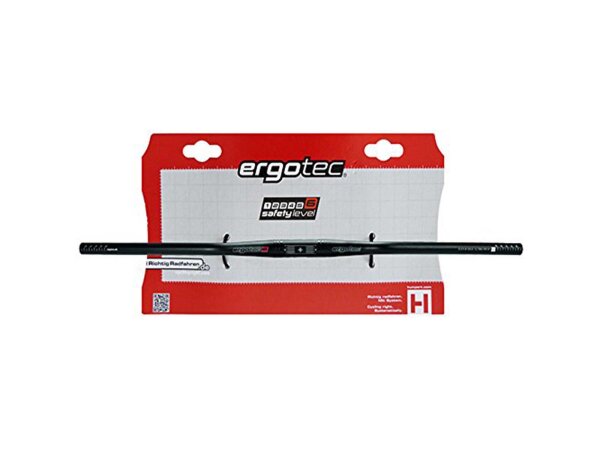 Ergotec Lenker M BAR SPORT 31,8 - 780x0x14°, Safety Level 6, DB, schwarz matt