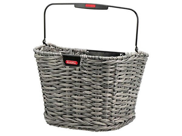 vorderradkorb klickfix structura schilf/ 34x25x27cm,geflochten,o. adapter,16 ltr
