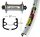V-Rad 26x1.75Deore silb.SSP 36L Mavic XM 317 silber.Niro-Spei.