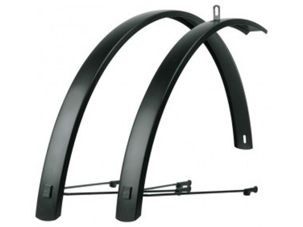 trekkingbleche sks 28" edge al 46 46mm, aluminium, schwarz matt           