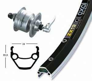 v-rad 28x1.75nabend.dh3n72 silb.ssp 36l exal zx 19 schw/silb.niro-spei.