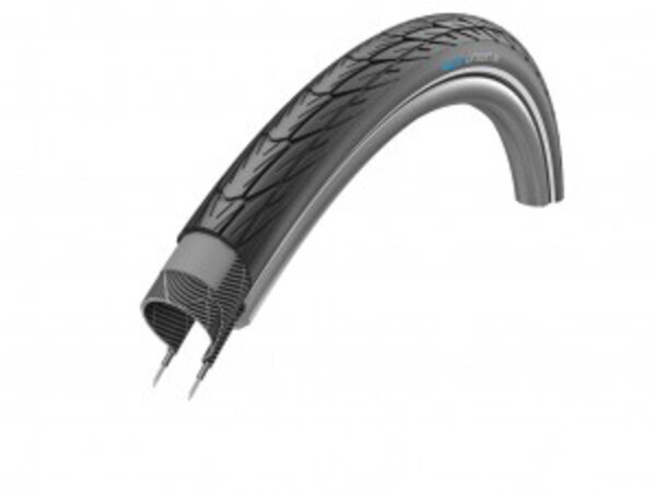 xlc reifen urbanx 40-635, 28x1 1/2 schwarz reflex