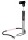 Standpumpe Zefal Profil Mini RG01 345mm/ 13,6", silber/schwarz  AV/SV     