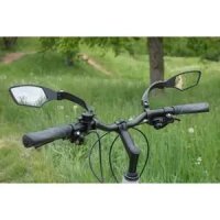 fahrradspiegel m-wave spy space schwarz, linksmontage , ø 22,2mm