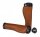 Griffe Lepper Ergo Leder braun, 138mm, Paar