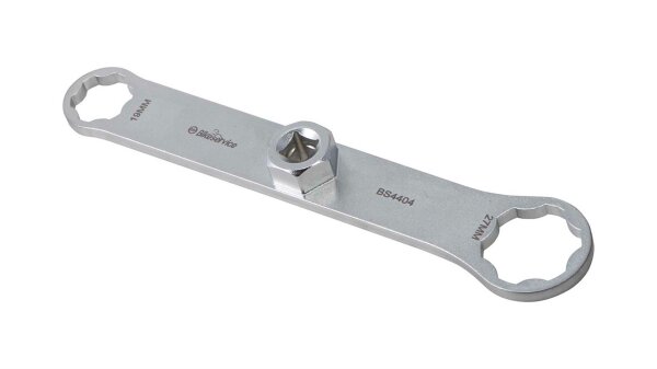 BIKESERVICE Gabelkappenschlüssel Zum einfachen Lös 19 / 27 mm, 6-