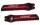 Bar Ends XtasY Humpert Alu, rot eloxiert, ca. 64g