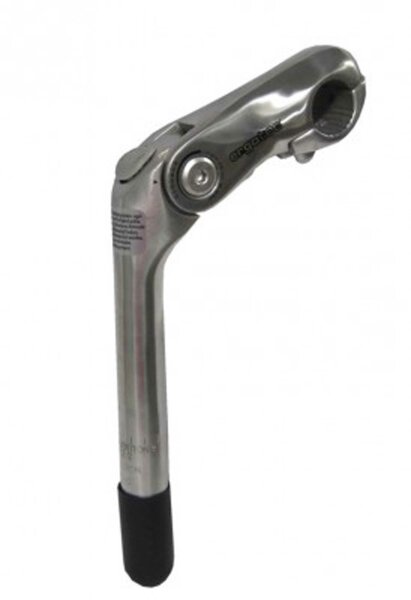 vorbau humpert kobra vario sl 180mm/90mm alu, silber, -10/+50°, 1", ø 22,2mm